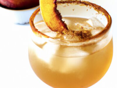 Whip up a Sweet and Spicy Peach Cocktail in Minutes!