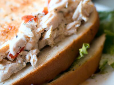 Quick and Easy Grilled Chicken Salad Sandwich
