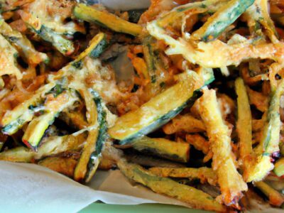 Easy and Delicious Parmesan Garlic Baked Zucchini Fries