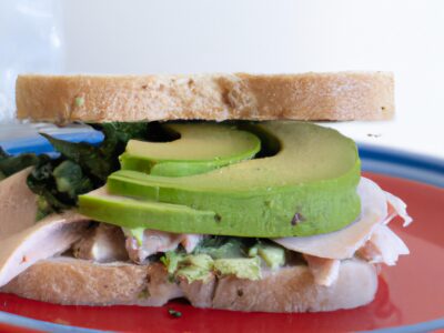 Quick and Easy Lunch: Mouth-Watering Turkey and Avocado Sandwich