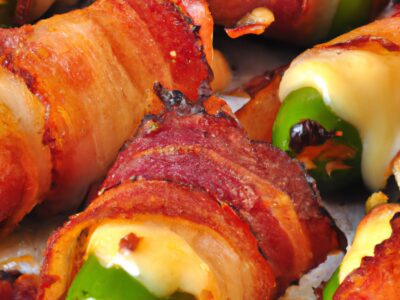 Easy and Tasty Bacon-Wrapped Jalapeno Poppers Recipe