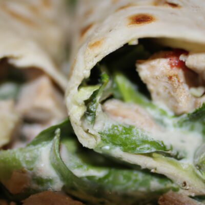 Delicious and Healthy Chicken Caesar Wrap Recipe for a Quick Lunch