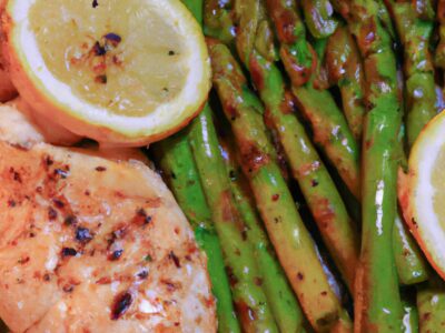 Easy One-Pan Lemon Garlic Chicken and Asparagus Recipe