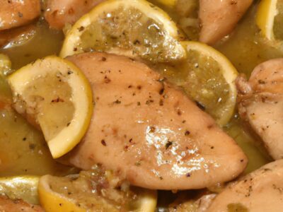 Savory and Delicious: Lemon Garlic Chicken Recipe for Dinner
