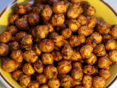 Quick and Easy Crunchy Roasted Chickpeas Snack Recipe