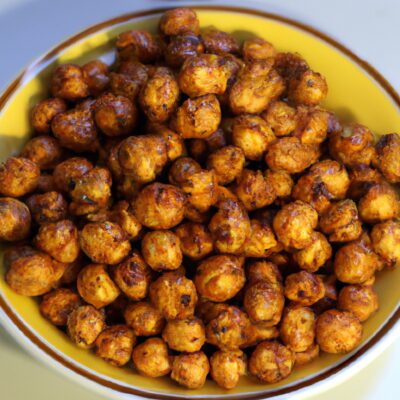 Quick and Easy Crunchy Roasted Chickpeas Snack Recipe