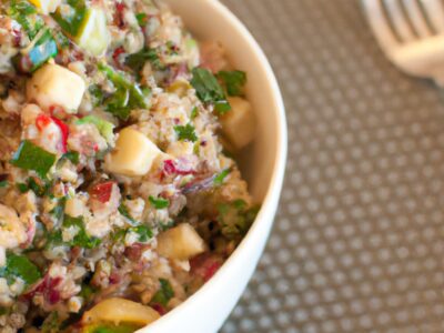 Delicious and Nutritious: Try this Mouthwatering Quinoa Salad for Lunch!