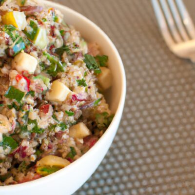 Delicious and Nutritious: Try this Mouthwatering Quinoa Salad for Lunch!