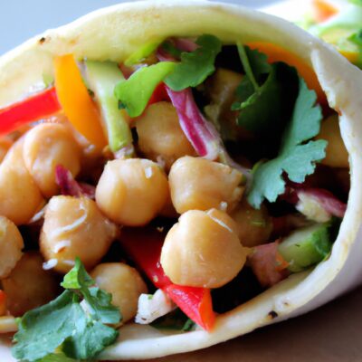 Quick and Easy Chickpea Salad Wrap Recipe for Your Next Lunch Break