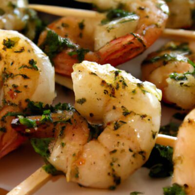 Ultimate Garlic and Herb Shrimp Skewers: A Mouth-Watering Appetizer for Your Next Gathering