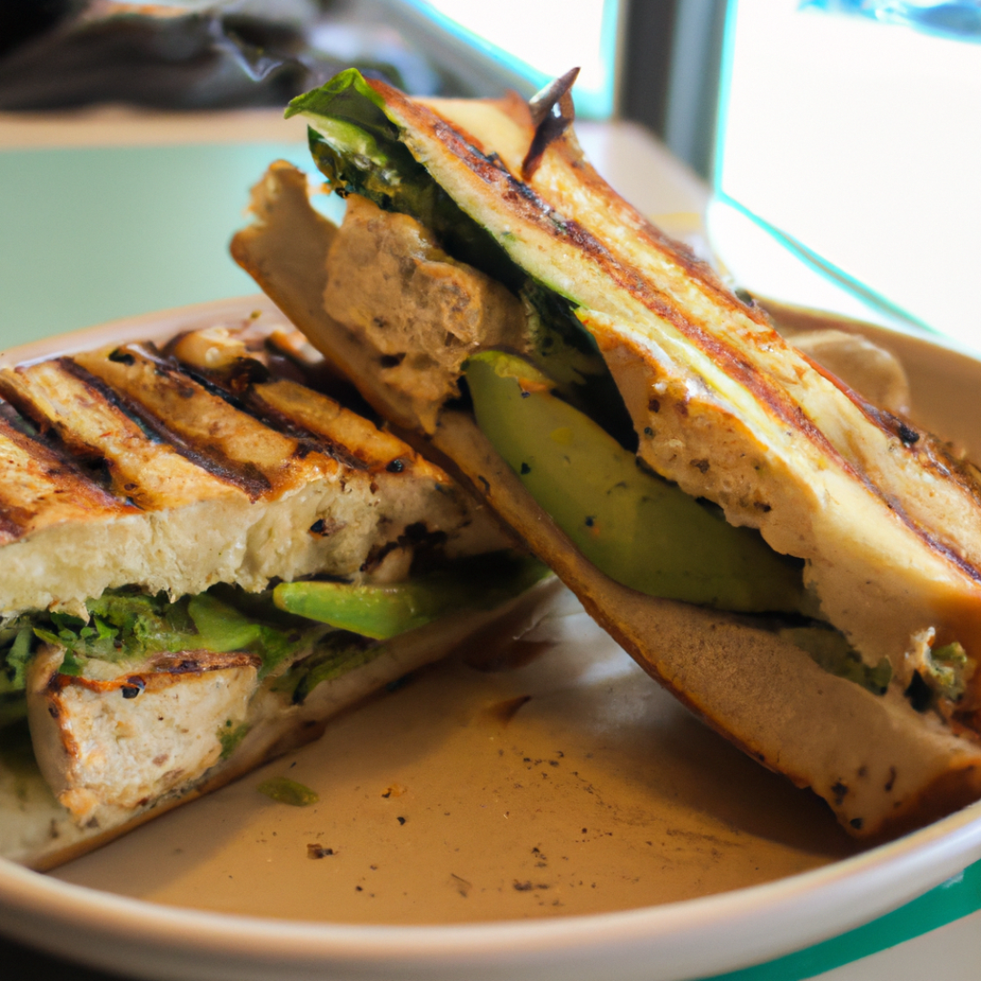 Try This Delicious Avocado and Grilled Chicken Panini for Lunch!