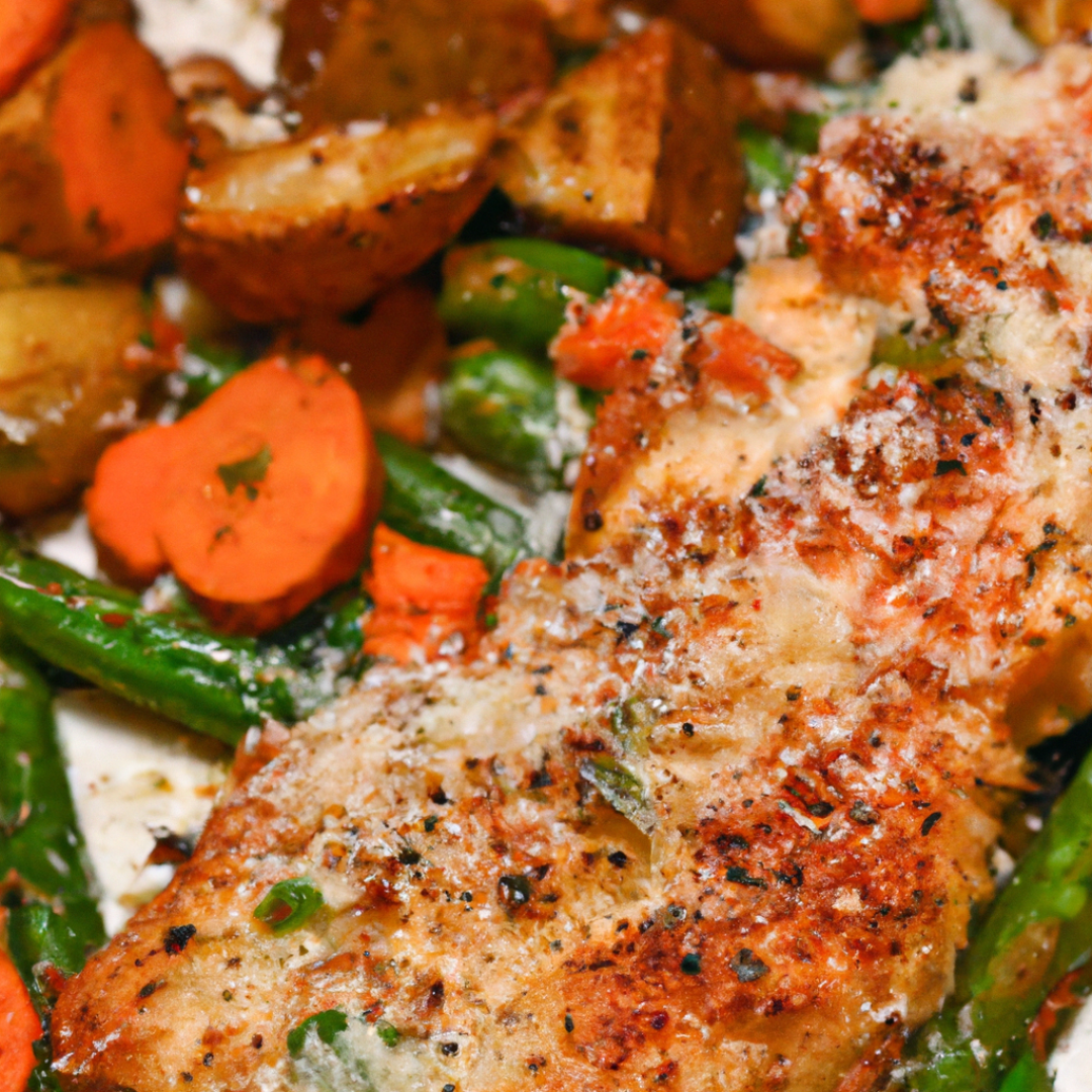 Crispy ⁢Parmesan Chicken with‍ Roasted Vegetables: ⁤A Mouth-Watering Dinner‍ Recipe