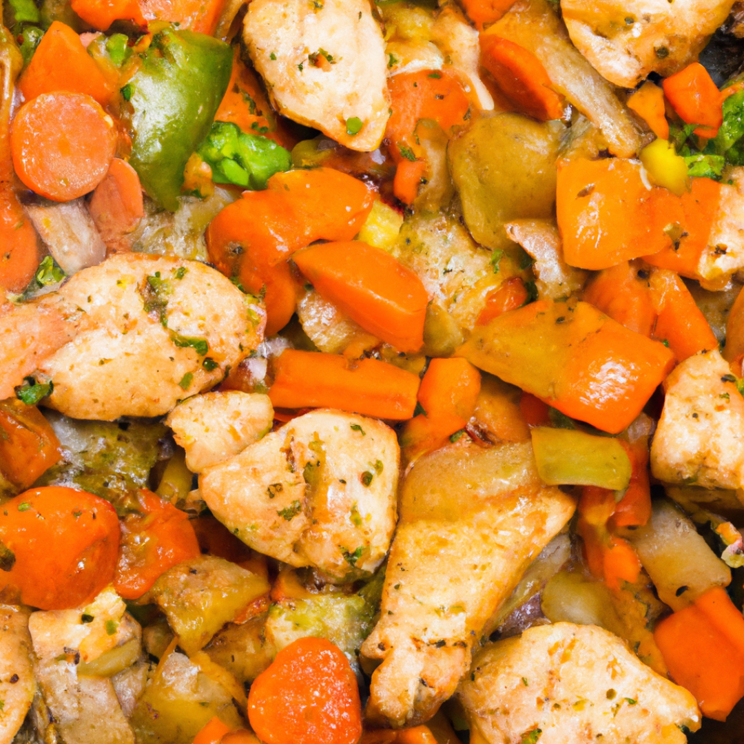 Easy One-Pan Chicken and Vegetable​ Dinner Recipe