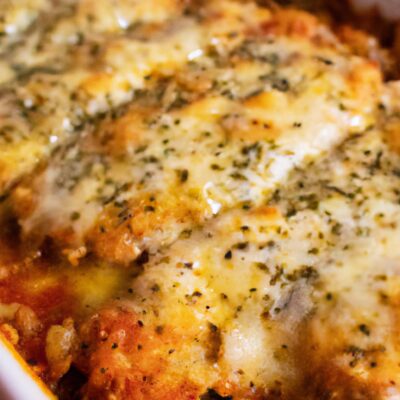 Crispy Chicken Parmesan Bake – A Delicious Twist on a Classic Dish