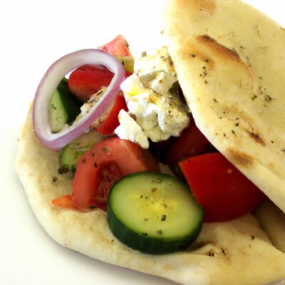 Fresh and Flavourful: Try this Easy Greek Salad Pita for Lunch!