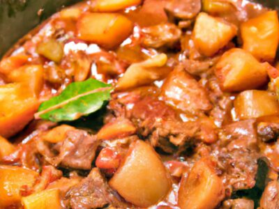 Delicious and Hearty One-Pot Beef Stew Recipe for a Cozy Dinner Night