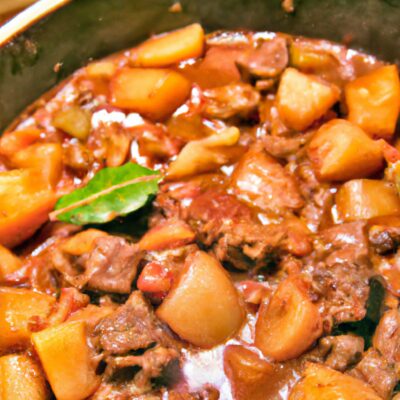 Delicious and Hearty One-Pot Beef Stew Recipe for a Cozy Dinner Night