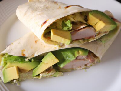 Quick and Easy Turkey Avocado Wrap for a Healthy Lunch