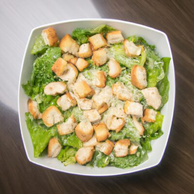 Spice Up Your Lunch Routine with this Flavorful Chicken Caesar Salad Recipe