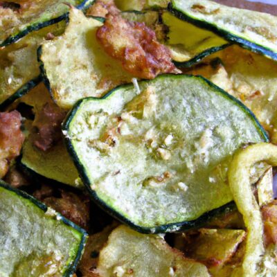 Deliciously Crunchy Parmesan Zucchini Chips Recipe