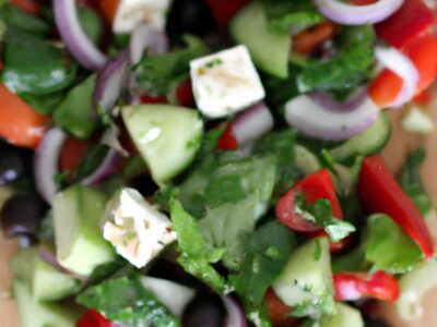 Satisfy Your Taste Buds with this Refreshing Mediterranean Salad Recipe