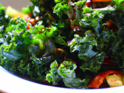 Healthy and Nutritious Asian Inspired Kale Salad Recipe