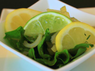 Tangy and Refreshing: Try Our Zesty Lemon Vinaigrette Salad Recipe Today!