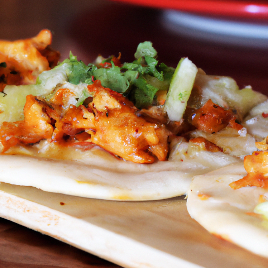 Crispy and Delicious: Try this Zesty Barbecue Chicken Flatbread Appetizer Recipe!